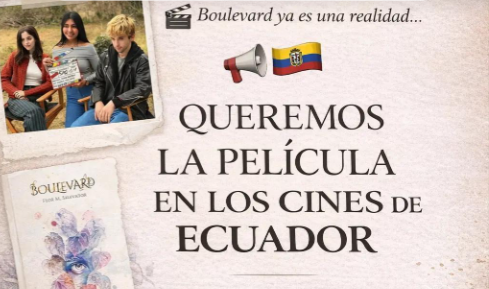 Fans en Ecuador impulsan campaña para que los cines proyecten “Boulevard” tras su estreno internacional